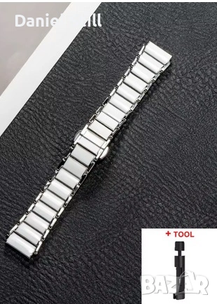 Нова 18 мм керамична каишка за Huawei Watch GT5 Pro 42 мм , снимка 6 - Каишки за часовници - 53002824