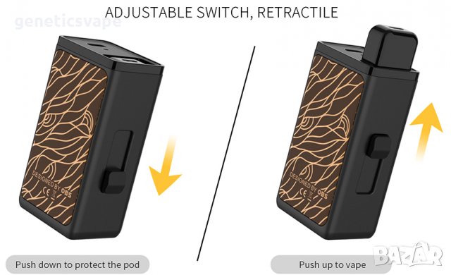 OBS Land 10W Pod System нов вейп под система, снимка 5 - Вейп без пълнители - 27003692