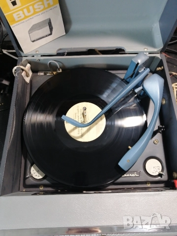 Ретро, лампов грамофон BUSH MONARCH SRP31D, снимка 8 - Грамофони - 51854765