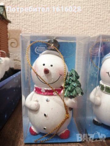 Коледни фигурки за елха и декорация на снежни човечета. , снимка 4 - Декорация за дома - 43258780