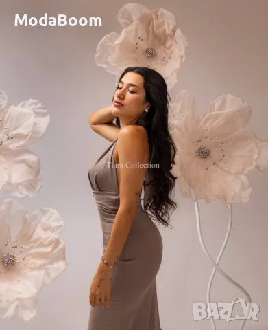 Дълга елегантна дамска рокля, снимка 3 - Рокли - 48076018