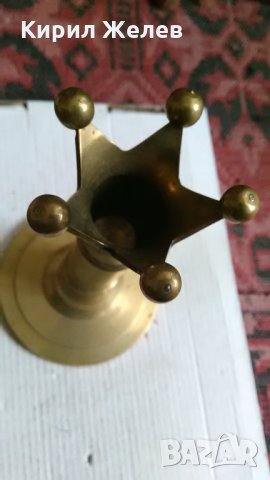 Свештник бронз 21622, снимка 4 - Декорация за дома - 32340628