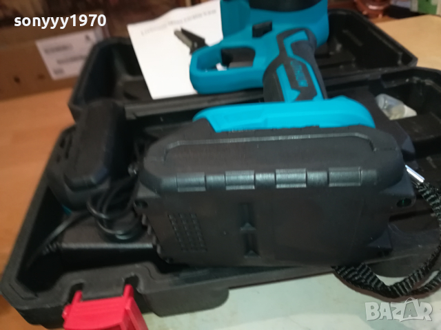 РЕЗАЧКА С ВЕРИГА И 2БР БАТЕРИЙ+ЗАРЯДНО И КУФАР 2003240944, снимка 14 - Градинска техника - 44854075