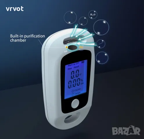 Безконтактен тест - Мини преносим Тестер за алкохол за автомобили Bullet Points, снимка 7 - Аксесоари и консумативи - 49383574