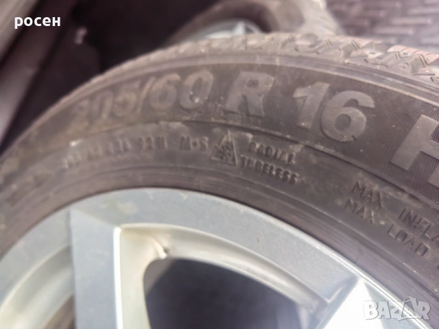 Джанти 5х114,3 16цола с зимни гуми нови, снимка 4 - Гуми и джанти - 53354121
