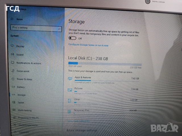 Лаптоп Самсунг СЕ 31/4гб., снимка 2 - Лаптопи за работа - 52854275