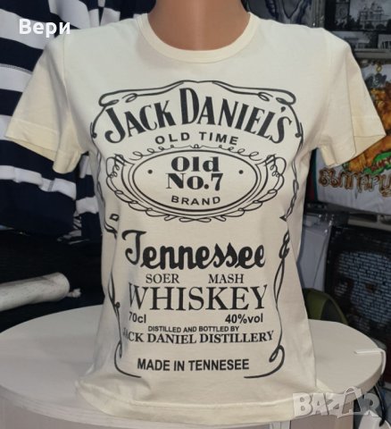 Нова дамска тениска с трансферен печат JACK DANIELS, Джак Даниелс, Уиски, снимка 3 - Тениски - 28271901