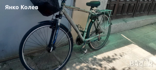 Велосипед мъжки с алуминиева рамка, шимано, амортисьори