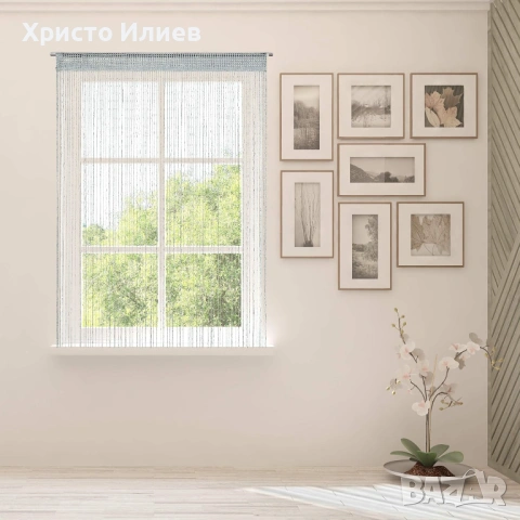 Завеса с ресни Завеса за врата и прозорец 245см х 90см, снимка 6 - Други стоки за дома - 53511614