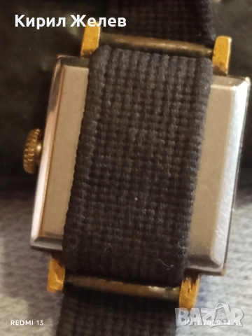 Стар механичен часовник дамски ЛЪЧ СССР позлатен красива верижка 51498, снимка 5 - Антикварни и старинни предмети - 52363644