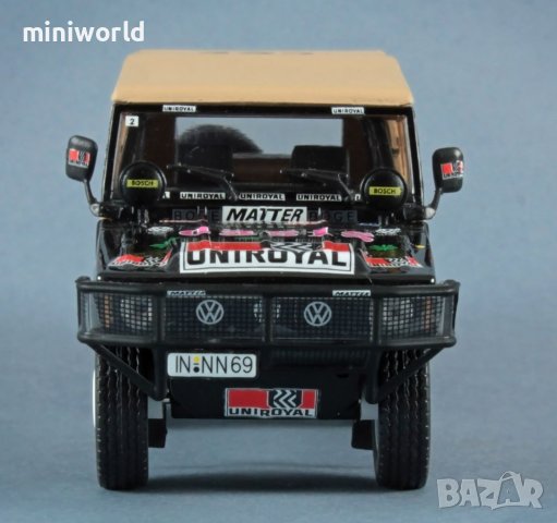 Volkswagen Race Iltis Dakar 1980 - мащаб 1:43 на IXO/Altaya моделът е нов в блистер, снимка 2 - Колекции - 40032002