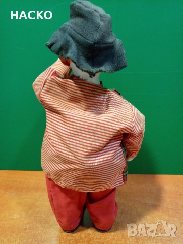 Стара Музикална Порцеланова Статуетка на Клоун Valentino/Италия, снимка 2 - Статуетки - 52577394