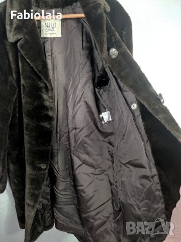 MILO Coats fake fur jas EU 42, снимка 3 - Палта, манта - 42978640