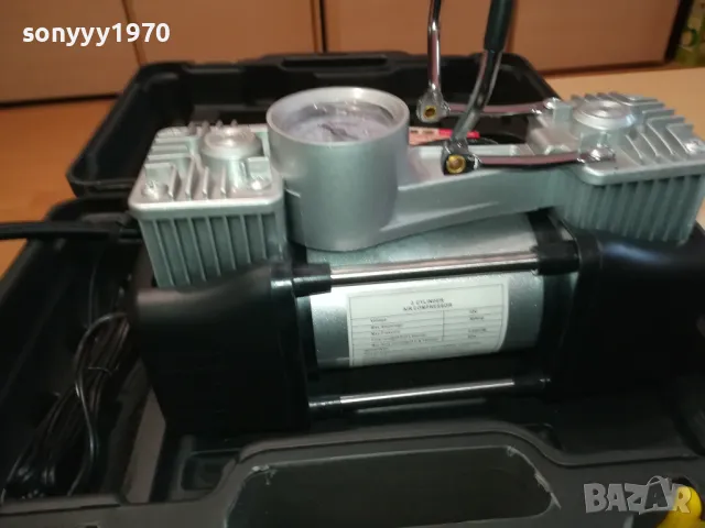 NEW 2 CYLINDER AIR COMPRESSOR 12V 1112241525, снимка 6 - Аксесоари и консумативи - 48307886