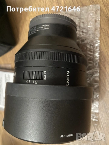 Обектив Sony FE 85mm f/1.4 GM, снимка 5 - Обективи и филтри - 53255451