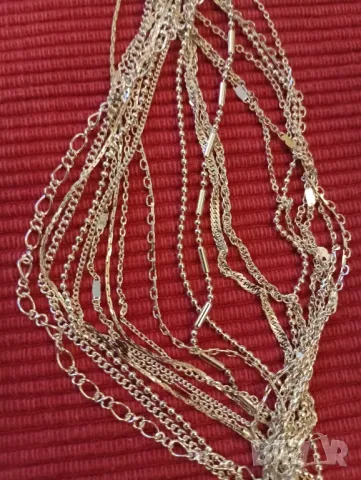 Посребрени синджири,ланчета. , снимка 3 - Обеци - 49178271