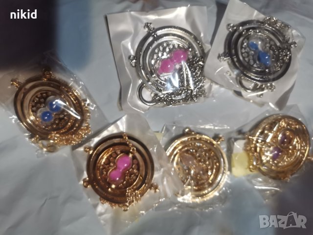 Колие с пясъчен часовник от Хари Потър Хърмаяни Времевърт, снимка 10 - Колиета, медальони, синджири - 12673274