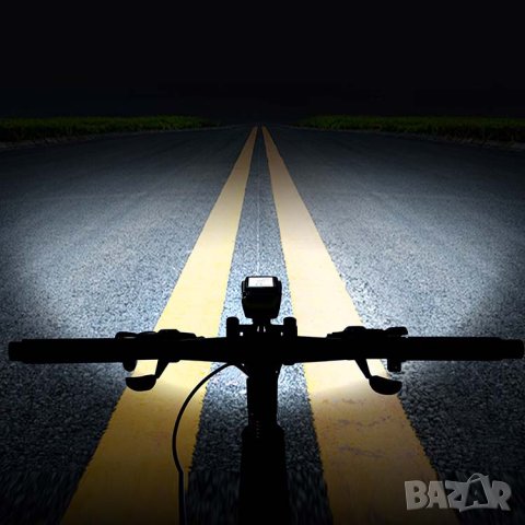 3в1 USB презареждаем фар за колело, акумулаторен, компютър, клаксон километраж светлини за велосипед, снимка 2 - Аксесоари за велосипеди - 33589907