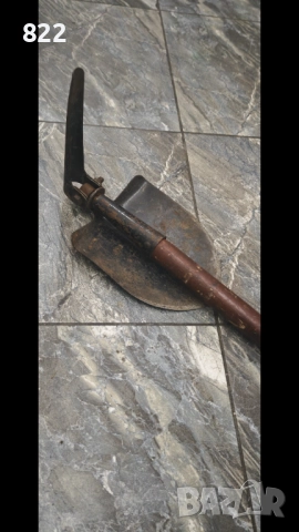 Военна сгъваема лопатка с кирка, снимка 4 - Антикварни и старинни предмети - 52637008