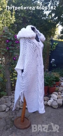 ръчно изплетено пончо , снимка 5 - Други - 51855352