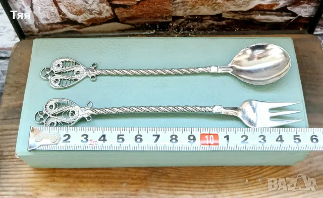 Десертни прибори ФИЛИГРАН , снимка 3 - Прибори за хранене, готвене и сервиране - 50240923