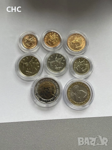 Нови монети 1, 2 и 5 стотинки 2000 година, 10,20, 50 ст. 1999 г., 1 и 2 лева 2002 и 2005 г., снимка 5 - Нумизматика и бонистика - 53053427