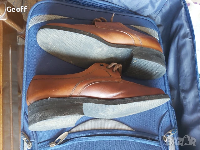 Two pairs of Bulgarian made shoes, size 43.