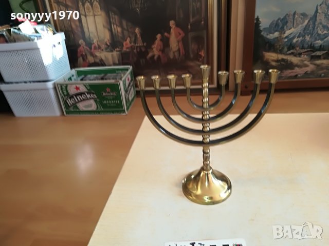 karshi-hand made jerusalem-свещник от франция 1712221735, снимка 9 - Антикварни и старинни предмети - 39039544