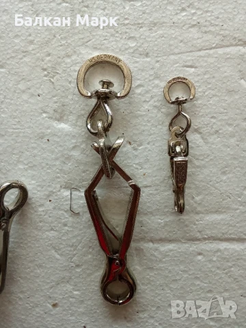 SPRENGER Карабинер тип ножица,за каишка, нашийник за куче (стомана, никелиран), снимка 2 - За кучета - 51029760