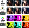 RGB видео светлина/Преносим светодиоден панел за осветяване на камера 3100mAh, снимка 9