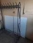 Ръчно изработена голяма желязна самостояща закачалка за дрехи , снимка 2
