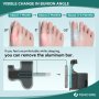 TENICORE Регулируеми шини за изправяне на пръстите на краката - 1 чифт, снимка 4