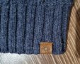 Тъмно син пуловер HM 128см-8лв, снимка 2