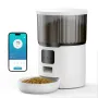 WIFI автоматична хранилка за котешка храна UIOOQ 4л/10секунди запис на глас/APP контрол, снимка 1