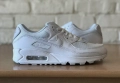 Nike Air Max 90 Triple White Wolf Grey CN8490-100 номер 39,5-40 , снимка 3