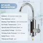 Нов 3000W електрически кран с нагревател, топла вода за секунди кухня, снимка 2