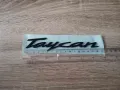 Порше Porsche Taycan надпис емблема черен гланц, снимка 5