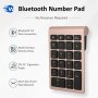 Нова Безжична цифрова клавиатура Bluetooth 5.0 Подарък, снимка 3