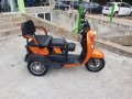 Електрическа триместна триколка MaxMotors X2 1500W ORANGE, снимка 4