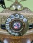 Страхотен антикварен колекционерски телефон от месинг и бакелит , снимка 5