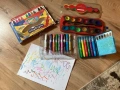 Водни  боички,четки,пастели, снимка 2