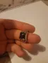 Стар кован сребърен мъжки пръстен с оникс , снимка 5
