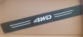 два размера стикери за прагове с надпис 4WD и за задна броня, снимка 2