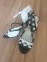 Нови сандали в бяло и черно, снимка 1