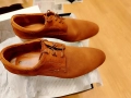 Мъжки обувки от естествена кожа (набук), цвят светло кафяво с номер 44, снимка 3