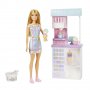 BARBIE Cooking&Baking Магазинчето за сладолед на Barbie® HCN46, снимка 2
