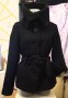 "Amisu"-черно късо палто, снимка 1 - Палта, манта - 38969635
