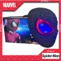 Електронна маска на спайдърмен Spiderman 3D версия  с мигащи очи светлини управление с пръстен, снимка 6