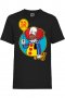Детска тениска The Simpsons Krusty The Clown Pennywise 02,Halloween,Хелоуин,Празник,Забавление,Изнен, снимка 1