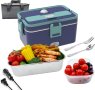 Electric Lunch Box Warmer, 3-в-1 нагреваема кутия за обяд ,1,8 литра контейнер, нагревател за храна,, снимка 1 - Други стоки за дома - 43899324